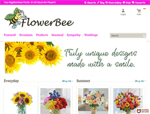 Tablet Screenshot of myflowerbee.net